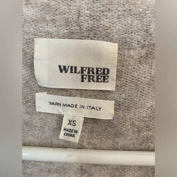 Aritzia Wilfred Free Fei Fei Alpaca BlendFringe Trim Sweater Vest - Picture 15 of 15